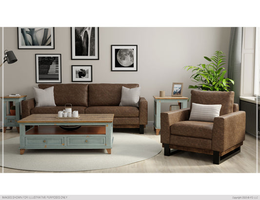 Metal & Wood Base, Sofa