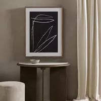 Abstract Botanic Line Drawing by Roseanne Kenny
