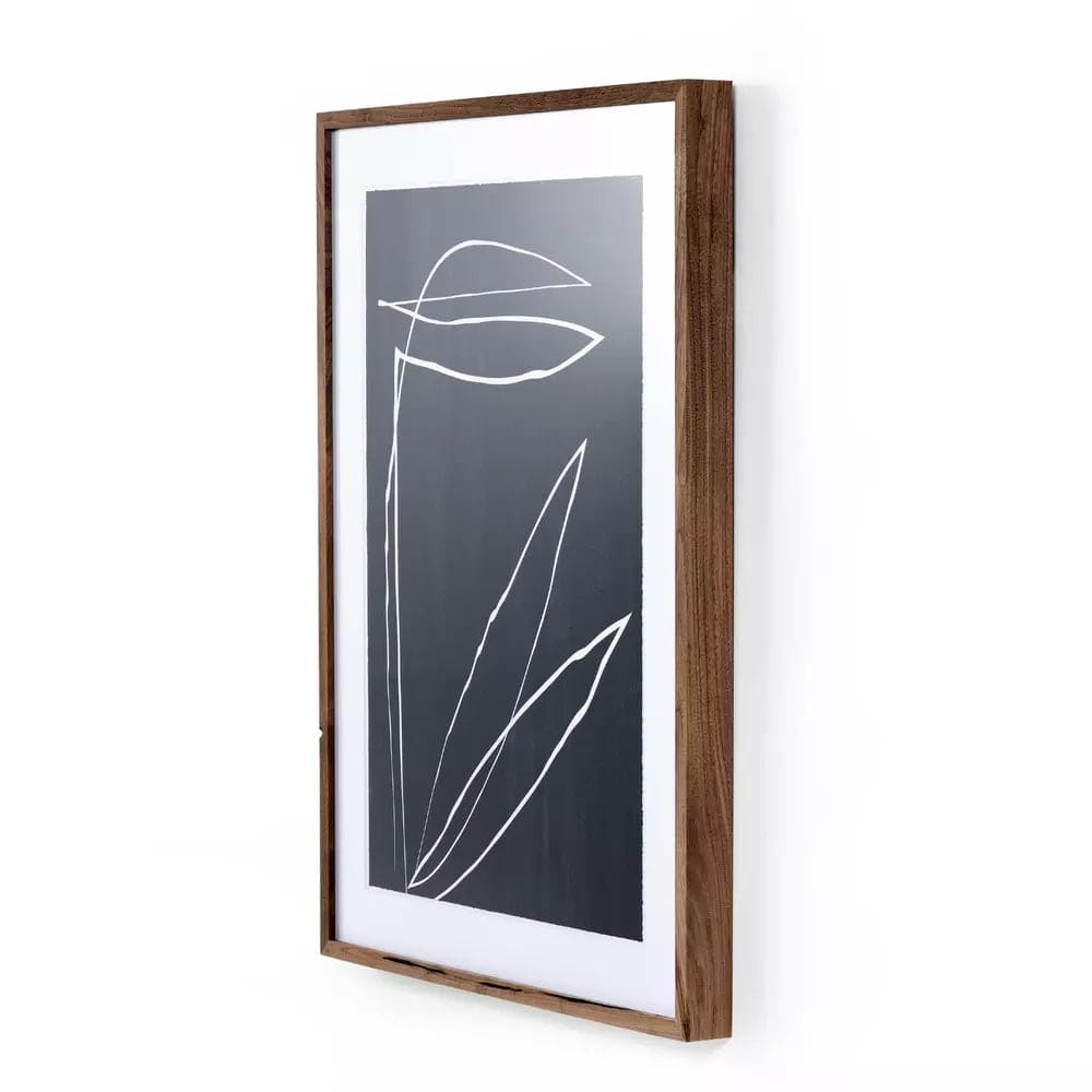 Abstract Botanic Line Drawing by Roseanne Kenny