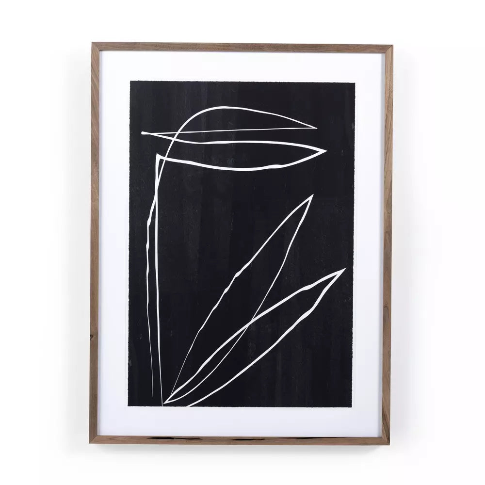 Abstract Botanic Line Drawing by Roseanne Kenny