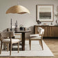 Overscale Woven Rattan Pendant