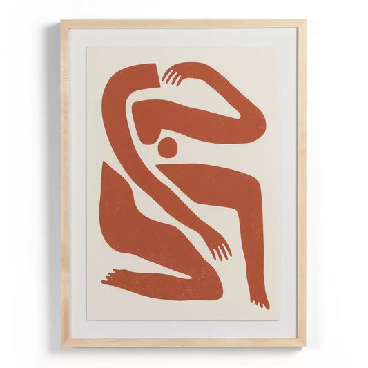 Teracotta Body Abstract by Roseanne Kenny