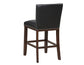 Tiffany 24″ Counter Stool, Black Leatherette