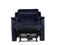 Valencia Dual-Power Leatherette Recliner, Ocean Blue
