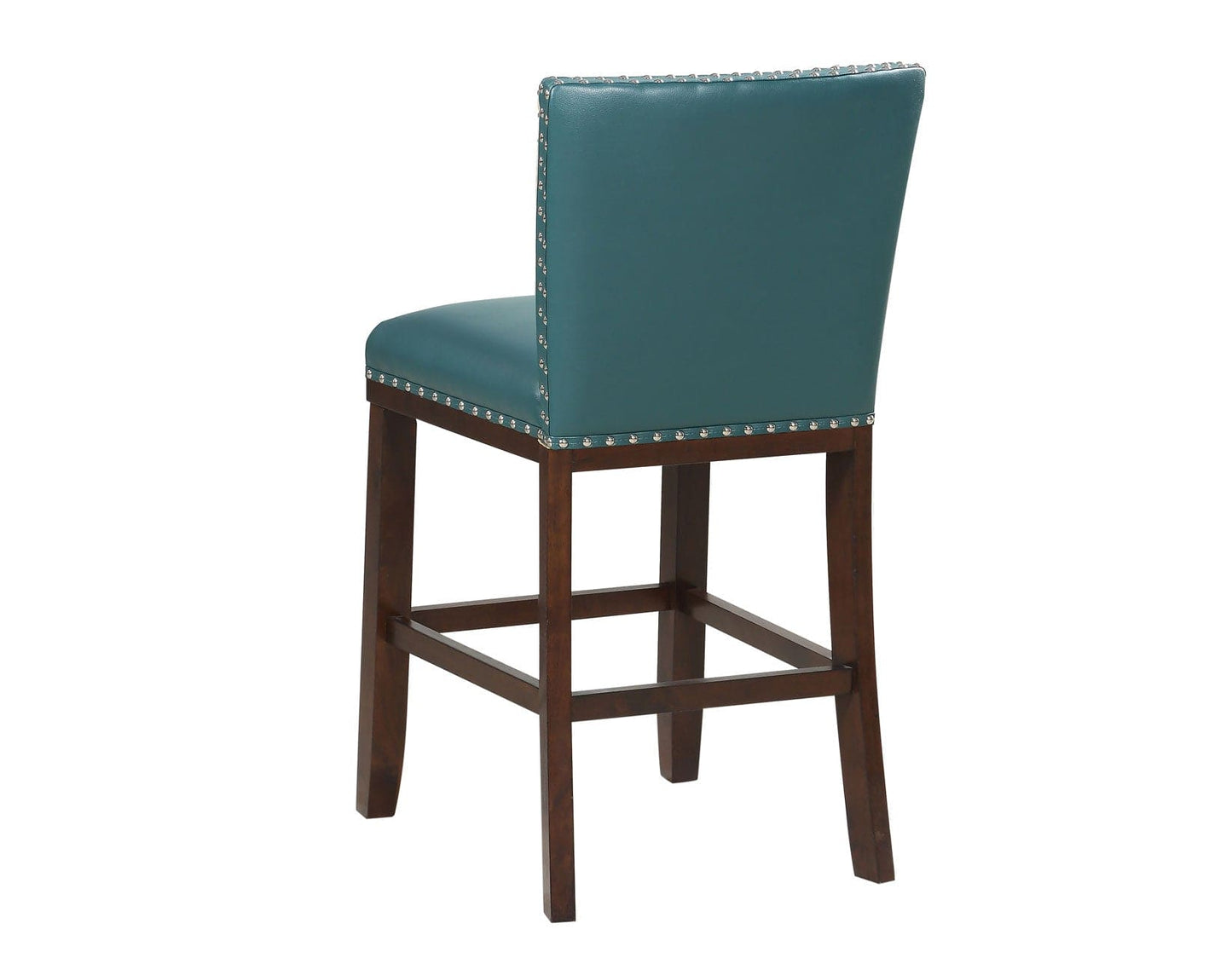 Tiffany 24″ Counter Stool, Peacock Leatherette