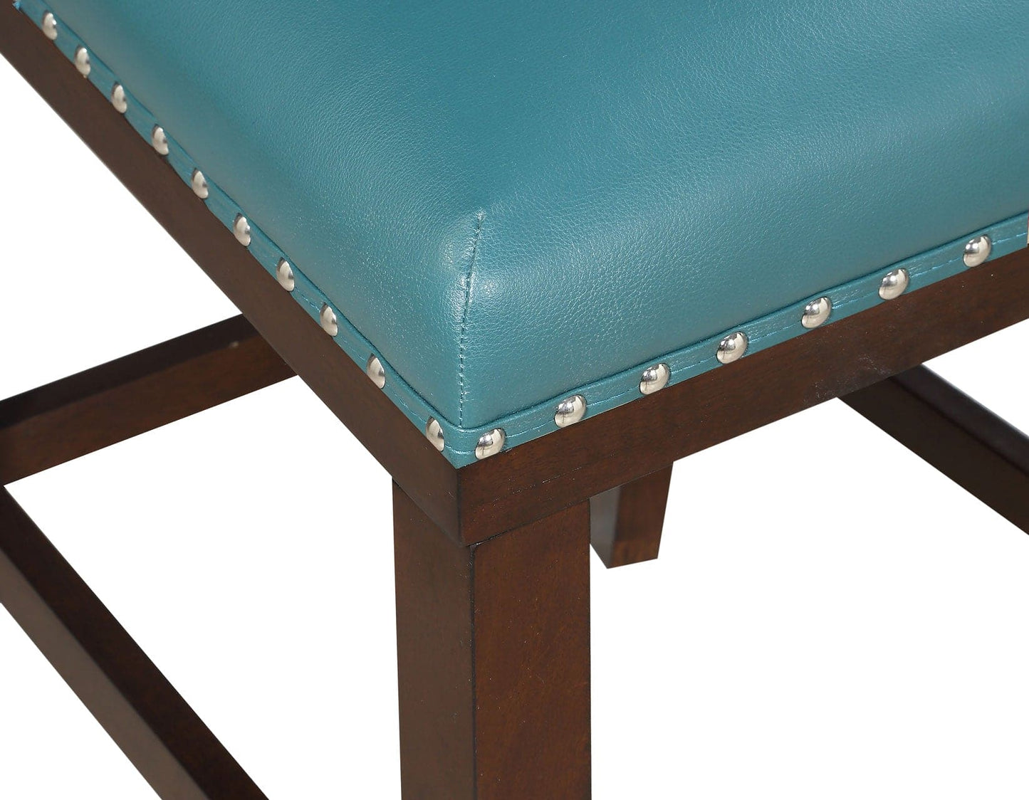 Tiffany 24″ Counter Stool, Peacock Leatherette