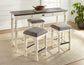 Joanna 4- Piece Sofa Bar Set
(Sofa Bar & 3 Counter Stools)