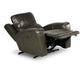 Laurel Dual-Power Leather Recliner, Grey