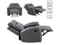 Gaston Manual Glider Recliner