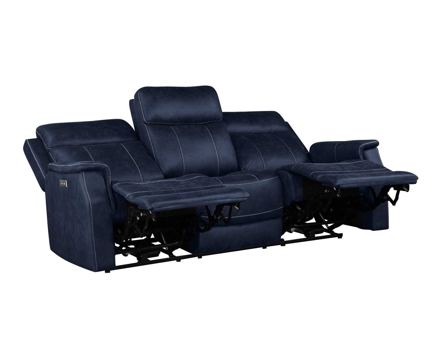 Valencia Dual-Power Reclining Sofa, Ocean Blue