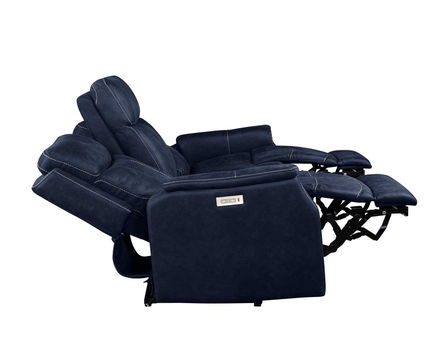 Valencia Dual-Power Reclining Sofa, Ocean Blue