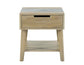 Calgary Sintered Stone Inlay End Table