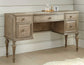 3-Piece Highland Park Vanity Set, Waxed Driftwood
(Vanity Desk, Tri-fold Mirror and Bench)