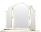 3-Piece Highland Park Vanity Set, Cathedral White
(Vanity Desk, Tri-fold Mirror and Bench)