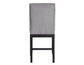 Yves 24″ Counter Stool, Grey Upholstered