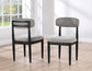 Magnolia Upholstered Side Chair, Black