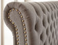 Swanson King Bed, Gray
