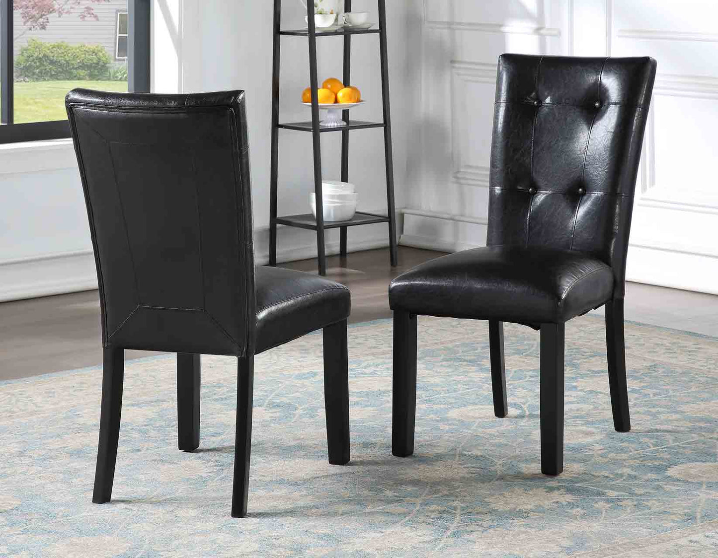 Sterling 5 Piece Faux-Marble Top Dining
(Table & 4 Side Chairs)