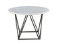 Ramona 5 Piece Marble Top Set
(Table & 4 Side Chairs)