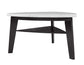 Carrara 6-Piece Marble Counter Dining Set
(Table, Storage Bench & 4 Counter Chairs)