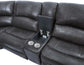 Denver Dual-Power 6-Piece Sectional, Charcoal