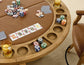 Rylie 6-Piece Counter Game Dining Set, Natural Finish
