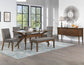 Quinn 6-Piece Dining Set
(Table, Bench & 4 Side Chairs)