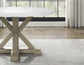 Carena 5-Piece 52-inch Round White Marble Dining Set
(Table & 4 Side Chairs)