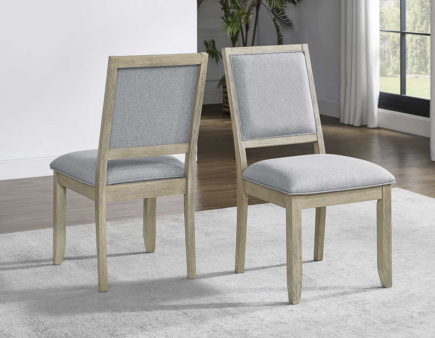 Carena 5-Piece 52-inch Round White Marble Dining Set
(Table & 4 Side Chairs)