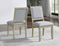 Carena 5-Piece 52-inch Round White Marble Dining Set
(Table & 4 Side Chairs)