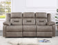Abilene 3-Piece Manual Reclining Set, Tan
