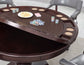 Tournament Arm Chair w/Casters, Gray