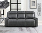 Gaston Manual Reclining Sofa with Drop-Down Console