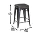 Hank 24″ Backless Counter Stool