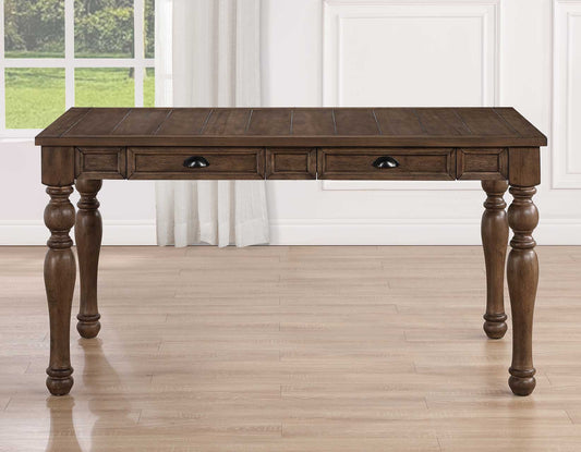 Joanna 4-Drawer Dining Table, Brown