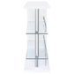 Prescott Rectangular Home Bar Table White High Gloss