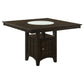 Gabriel Square Counter Height Dining Table Cappuccino