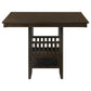Jaden Square 47-inch Counter Height Dining Table Espresso