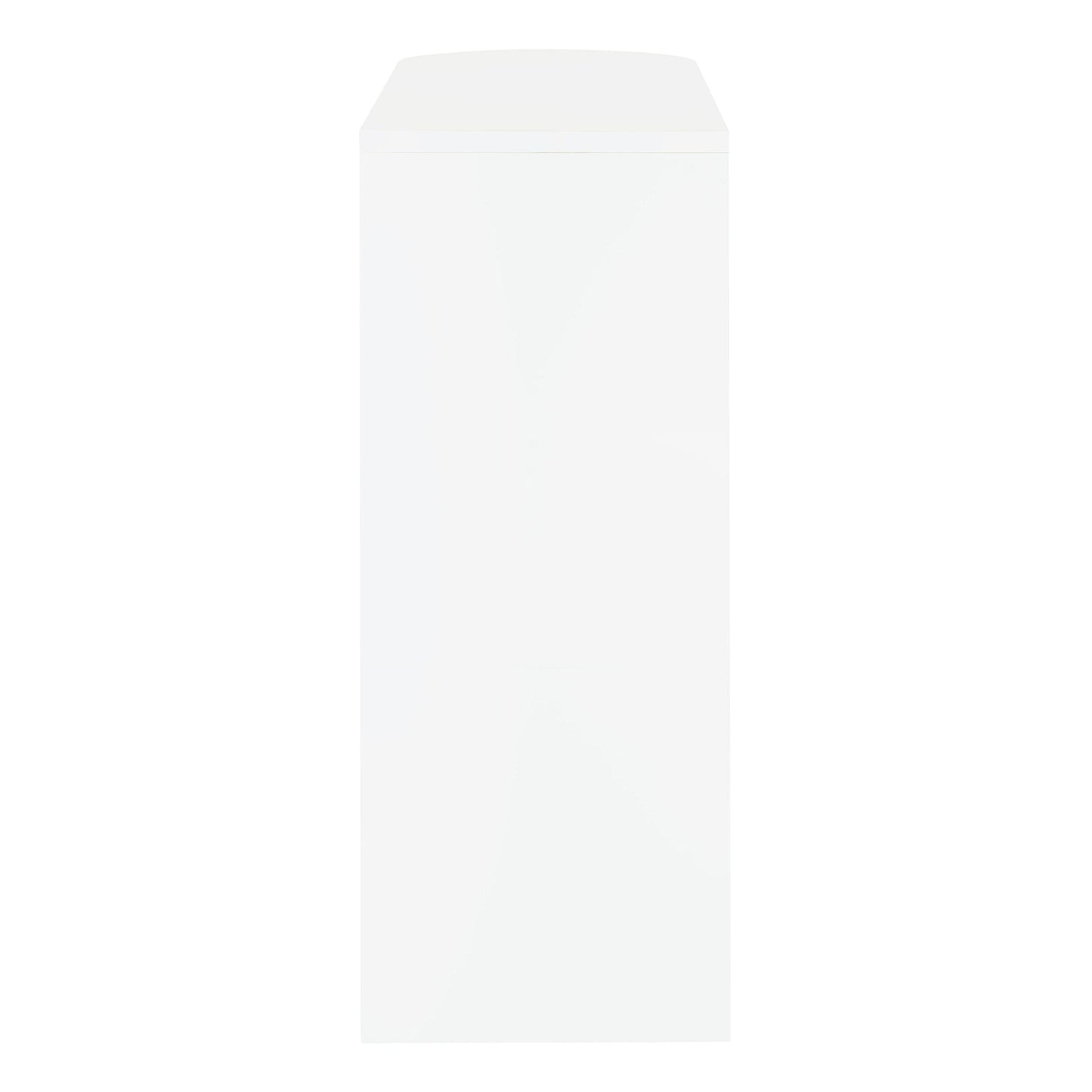 Adolfo Rectangular 2-tier Home Bar Table White High Gloss