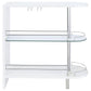 Adolfo Rectangular 2-tier Home Bar Table White High Gloss