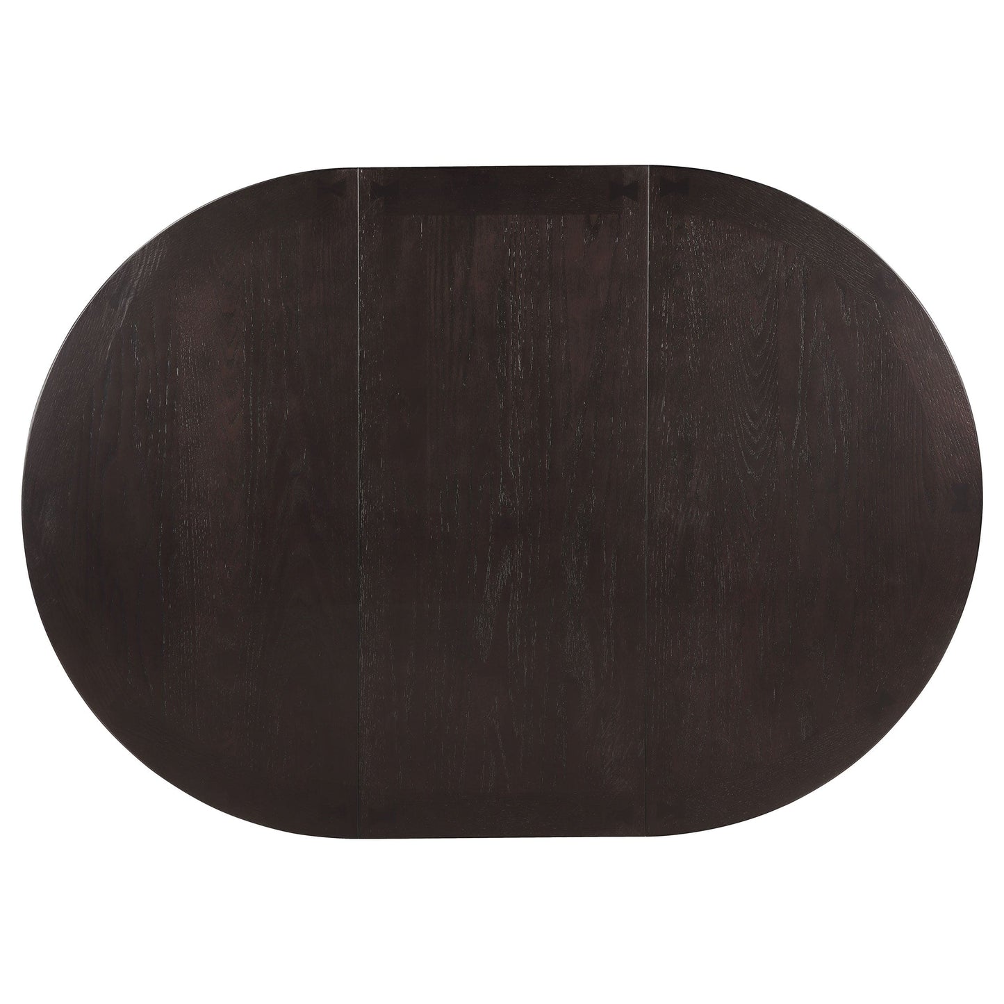 Lavon Oval 60-inch Extension Leaf Dining Table Espresso