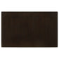 Dalila Rectangular 66-inch Wood Dining Table Cappuccino