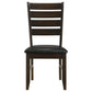 Dalila Wood Dining Side Chair Cappuccino (Set of 2)