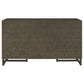 Kelly 3-drawer Storage Dining Sideboard Buffet Dark Grey