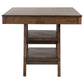 Dewey Rectangular 60-inch Counter Height Dining Table Walnut