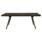 Wes Rectangular 80-inch Wood Dining Table Dark Walnut