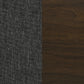 Wes Upholstered Dining Side Chair Dark Walnut (Set of 2)