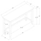 Toby 60-inch Marble Counter Dining Table Rustic Espresso