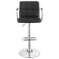 Palomar Adjustable Height Bar Stool Black and Chrome