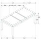 Elodie Rectangular 78-inch Extension Leaf Dining Table Black